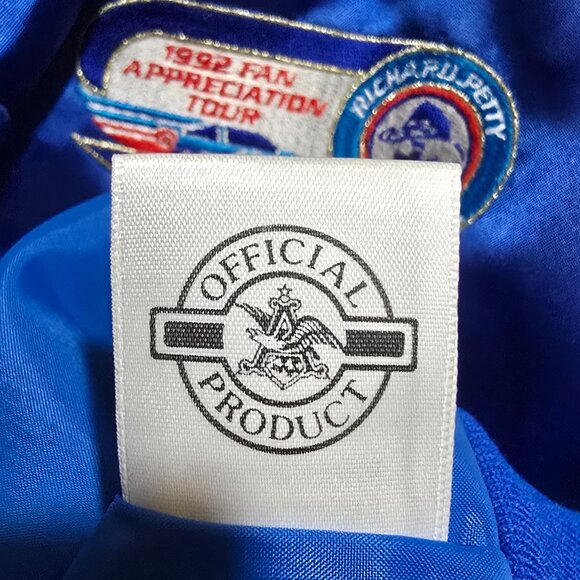 1992 RICHARD PETTY Official Fan Appreciation Made in USA Tour Jacket - Sz L* - Picture 4 of 7